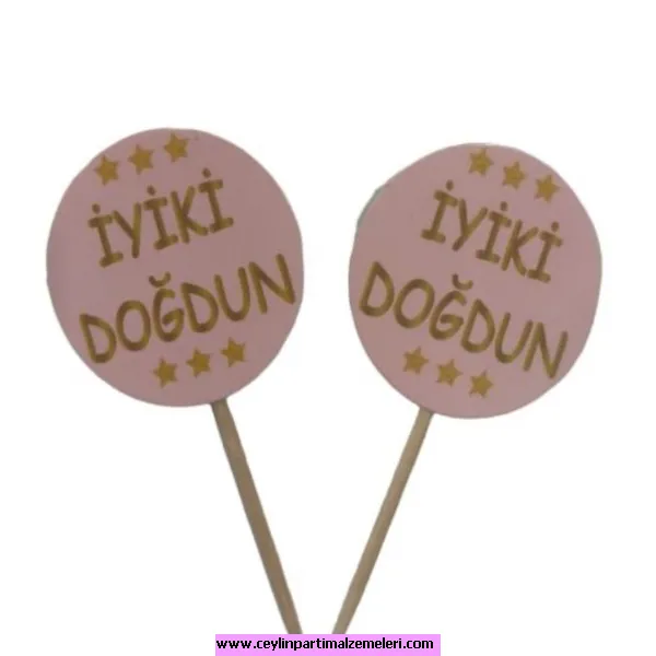 İyi Ki Doğdun Temalı Kürdan